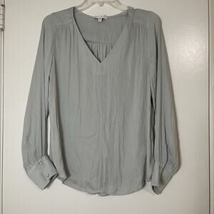 NWOT ANTHROPOLOGIE MAISON d’AMELIE BLOUSE LIGHT SAGE GREEN SIZE SMALL